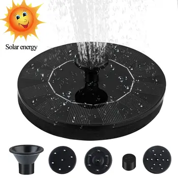 

Mini Solar Powered Fountain Garden Pool Pond Solar Panel Fountain Garden Decoration Water Fountain Drop Shipping Acrylic