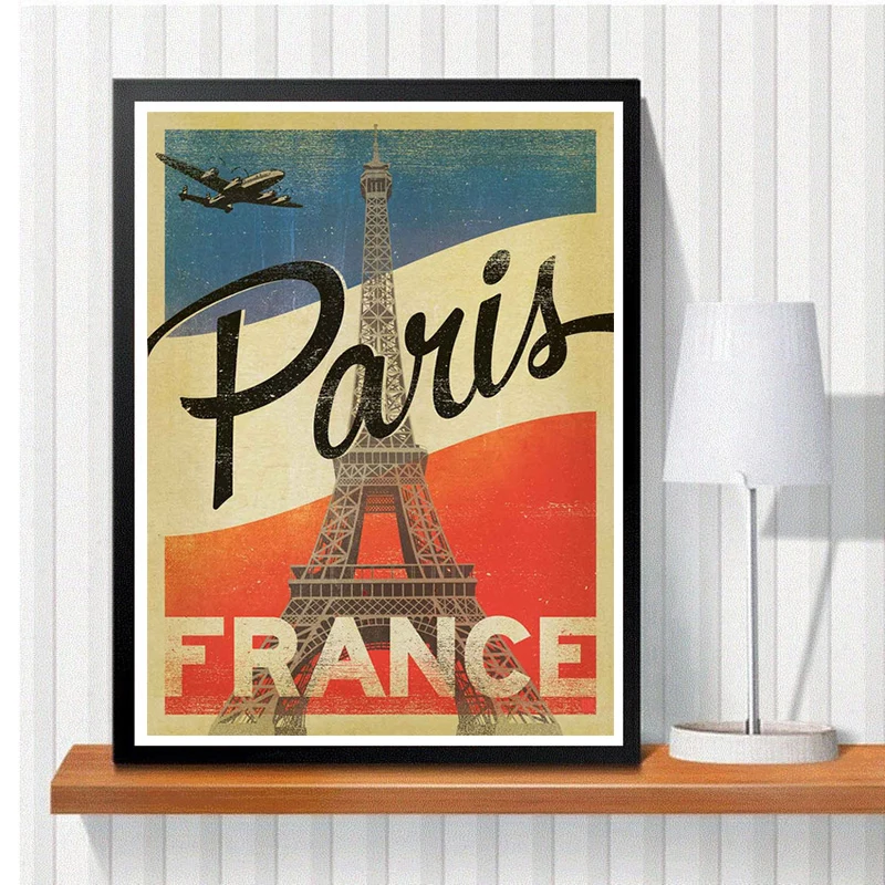 

New PARIS/ROME/SPAIN/SYDNEY /RUSSIA VINTAGE TRAVEL Signs Popular Countries City Diamond Painting Wall Posters Art Painting Decor