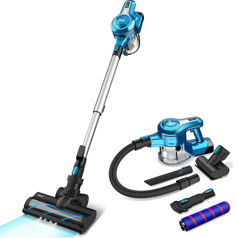 US $128.04 Cordless Vacuum Cleaner 23Kpa 250W Brushless S6 Motor Stick Vacume Up To 40 Mins Runtime 2500mAh Rechargeable Battery 5In1