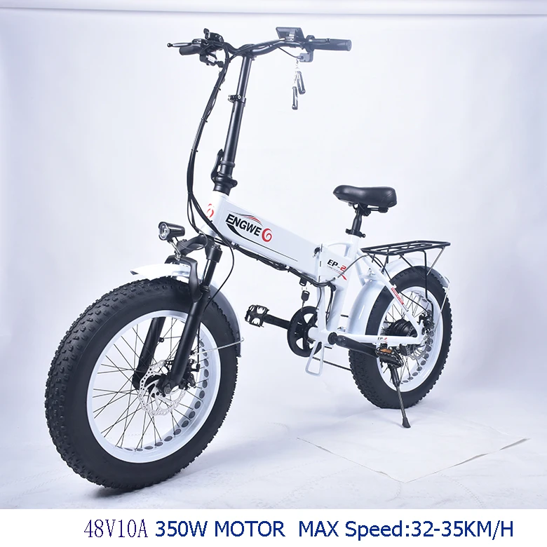 Best Electric bike 20*4.0inch Fat Tire Aluminum Foldable electric Bicycle 48V10A 500W Powerful bike 6speed Mountain/Snow/Beach ebike 49