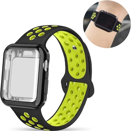 3 Силиконовый чехол и ремешок для apple watch band 44 мм 40 мм, 42 мм, 38 мм, версия наручных часов iwatch, ремешок series 5/4/3/2/1 браслет& крышки аксессуары - Цвет ремешка: 3