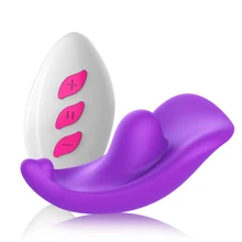 aixiASIA Wireless Remote Vibratig Panties Clitoris Stimulator Women Wearable Sex Toys