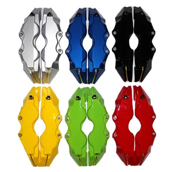 

New 4Pcs 3D Disc Brake Caliper Cover Universal Style Disc Front and Rear Kit With Logo Car For BMW AUDI BENZ HONDA TOYOTA
