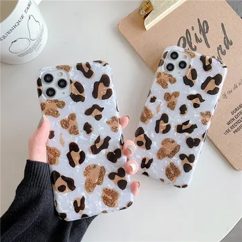 

200pcs Leopard Print Phone Case Cover For Iphone XS Max XR X 8 7 6 6S Plus 11 Pro Luxury Soft Back Cases Colorful Fashion Shell