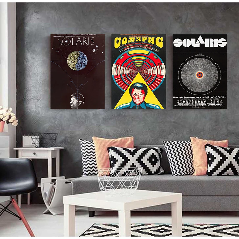 Solaris Poster Andrei Tarkovsky Movie Vintage Prints Media Wall Decor