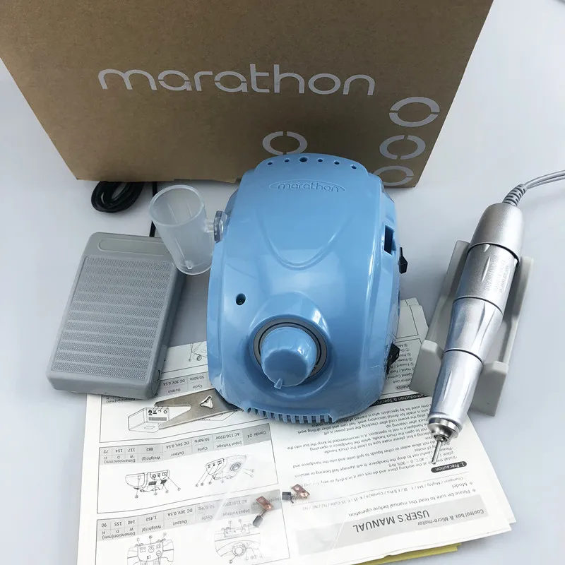 Сильная 210 45000 об/мин марафон-Чемпион 3 PRO 105L наконечник электрическая машинка для маникюра Набор для Стоматологическое оборудование MARATHON микромотор