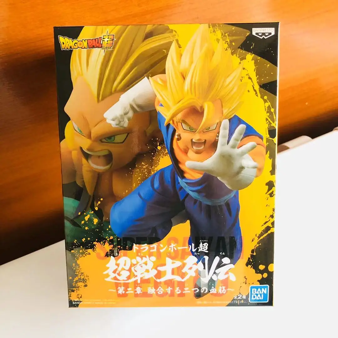 Original BANPRESTO Dragon Ball Super CHOSENSHIRETSUDEN SSJ Vegetto Action Figure Figurals Model Dolls Brinquedos | Игрушки и хобби