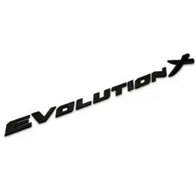 3D черная EVOLUTION X letter Эмблема для MITSUBISHI Lancer Evo trunk 10 mr Ralliart