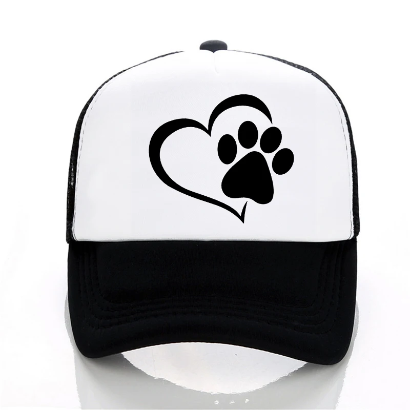 paw print baseball cap