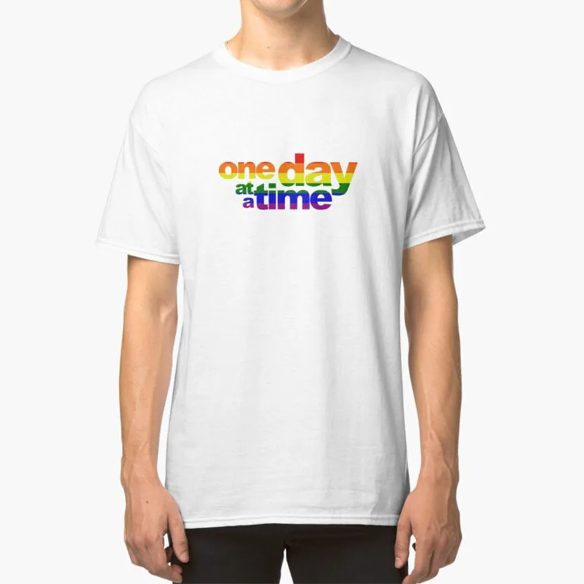 One Day At A Time - Pride T Shirt Odaat Penelope Alvarez Elena Isabella Gomez Lgbt Lesbian | Мужская одежда