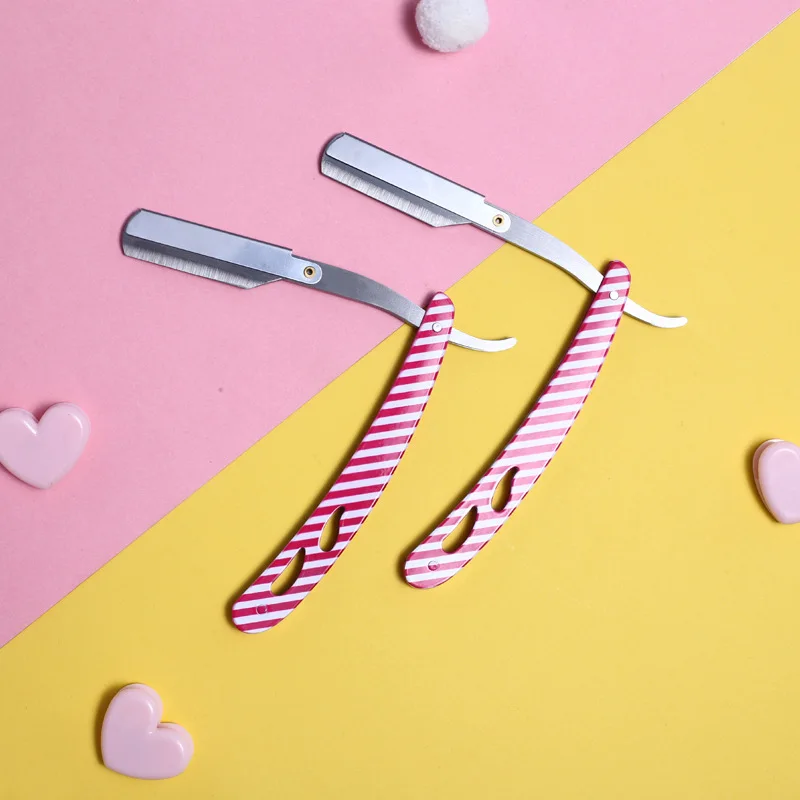 Men Shaving Barber Tools New Vintage Razor Eyebrow Razor Shaving Razor Stainless Steel Shaving Razor men 2