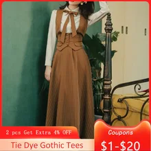 Three Piece Sets French British Retro Suit Women Autumn Winter Striped High Waist Waistcoat Shirt Skirt Three Pieces Suits Lady