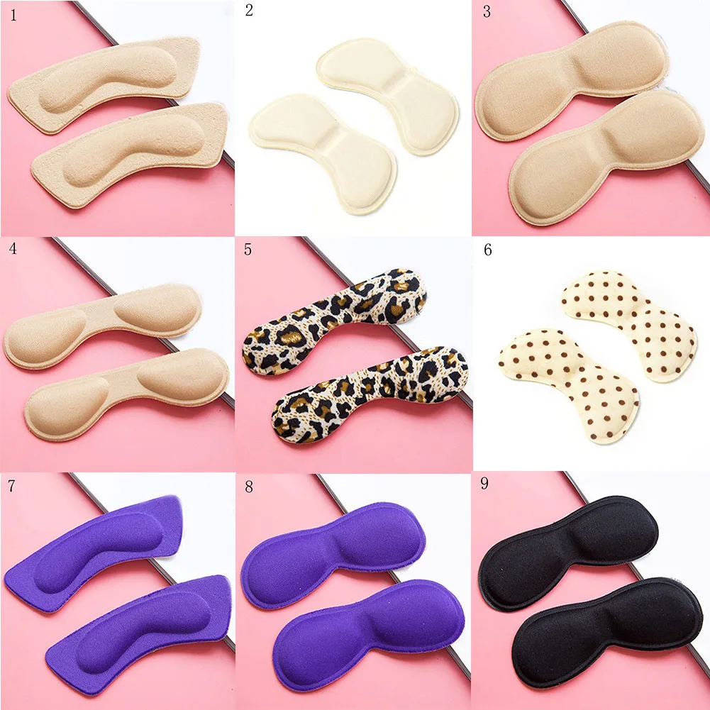 Shoes Insoles Anti Slip Sticky Fabric Cushion Pads Feet Care Tools Protector For Back Heels Rubbing Heel Shoes Insoles Insert