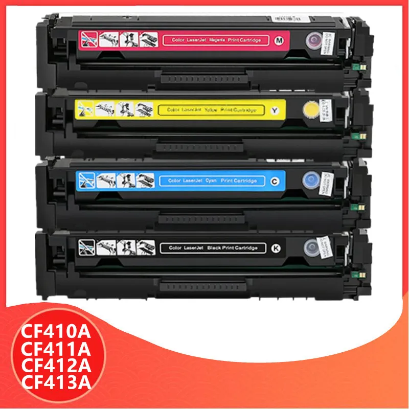 Совместимый картридж с тонером CF410A CF410 CF411A CF412A CF413A для принтера HP Color LaserJet Pro MFP M477fnw