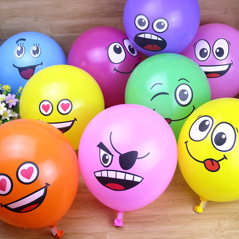 

Expresion Balloon 12inch 2.8g Multi Color Big Eyes Face Ballon Birthday Party Decoration Kid Baby Shower Children Toy Air Globos