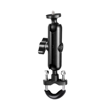 

Upgraded Handlebar Fixing Bracket for Go pro Hero 9 Motorcycle Rearview Mirror Screw Holes Stand Holder for Go pro Hero 9 Black