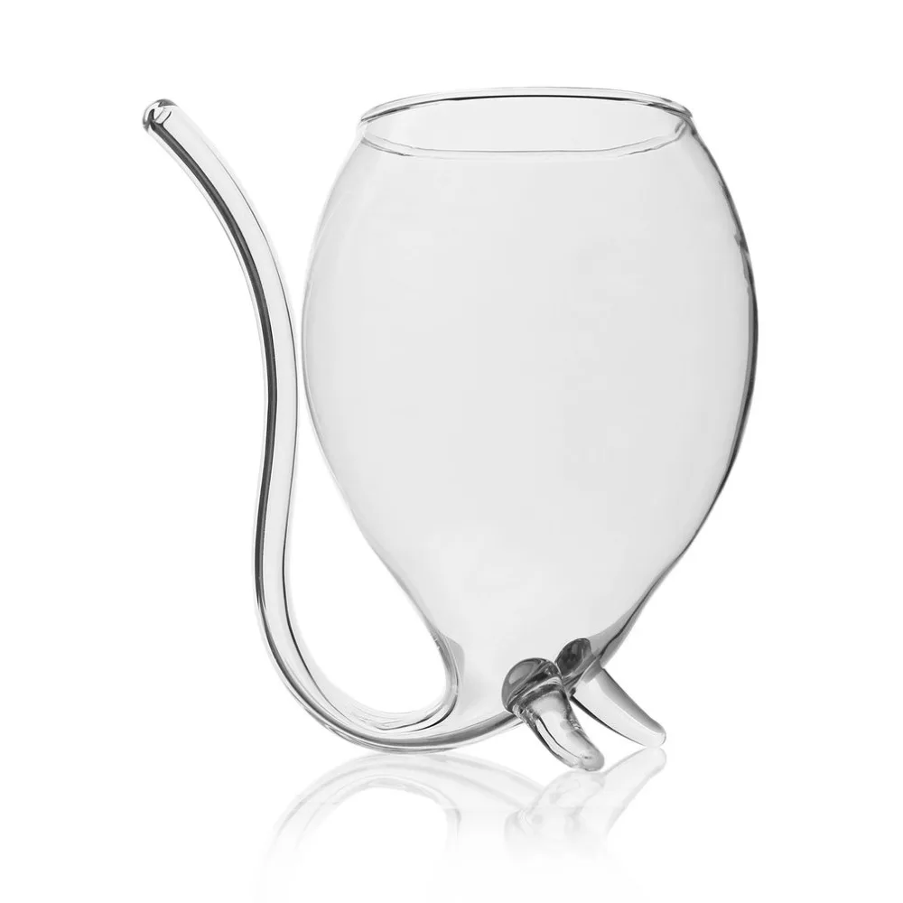 Креативная прозрачная кружка для вина, объемом 300 мл, 1 шт., со ...