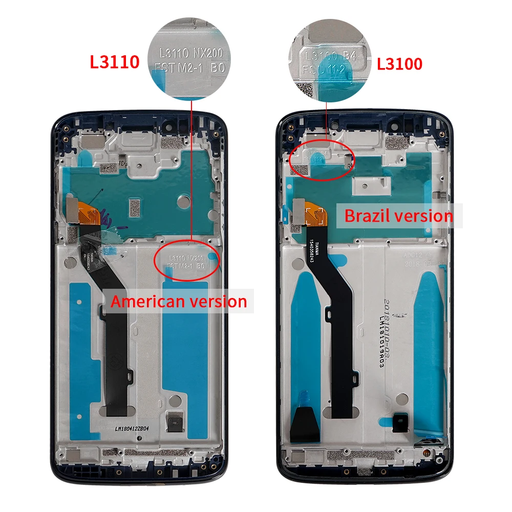 

Original For Motorola Moto E5 G6 play XT1922 XT1922-3 LCD Display Touch Screen with Frame Digitizer For Moto E5 Display XT1944-2