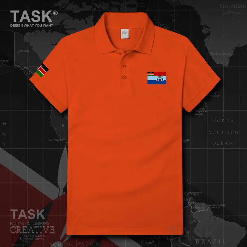 Navy Republic Of Kenya Kenyan Ken High Quality Casual Solid Color Mens Polos Shirts Fashion