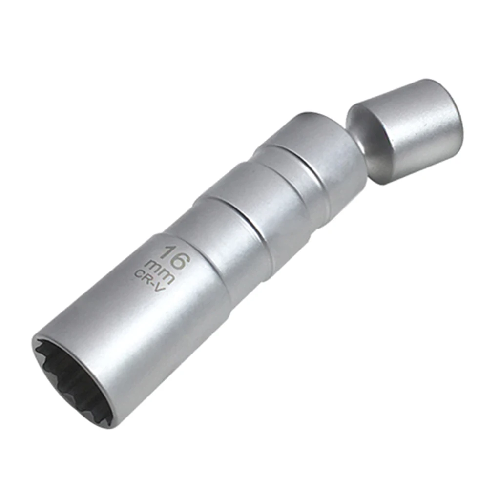 16mm Magnetic Thin Wall Universal Joint Spark Plug Socket Removal Tool 12pt 95mm 16mm Magnetic Thin Wall Universal Joint Spark Plug Socket Removal Tool 12pt 95mm