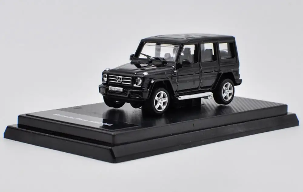 1/64 Mercedes Benz G Class AMG G63 SUV черный литой автомобиль Модель Коллекционная игрушка