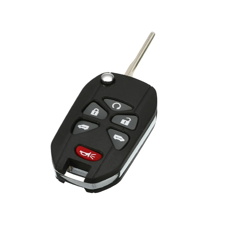Автомобильный складной ключ для Buick G-C для Chevrolet для Cadillac Pontiac Saturn 5 6 кнопок Авто переоборудование флип-пульт дистанционного ключа чехол