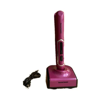 

Wireless USB Charging Hair Straightener with Base Charging Splint Stick Mini Electric Splint Curling Hair Straightener