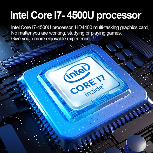 2021 new 15.6 inch Laptop Core i7  4500U 8G/16G RAM 128G/256G/512G/1TB SSD With 1920*1080 IPS Display Backlit Keyboard 2