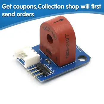 

Analog Current Meter Module AC 0~5A Ammeter Sensor Board for Arduino Based On TA12-100 3PIN Interface Sensor Brick 5V I/O DIY