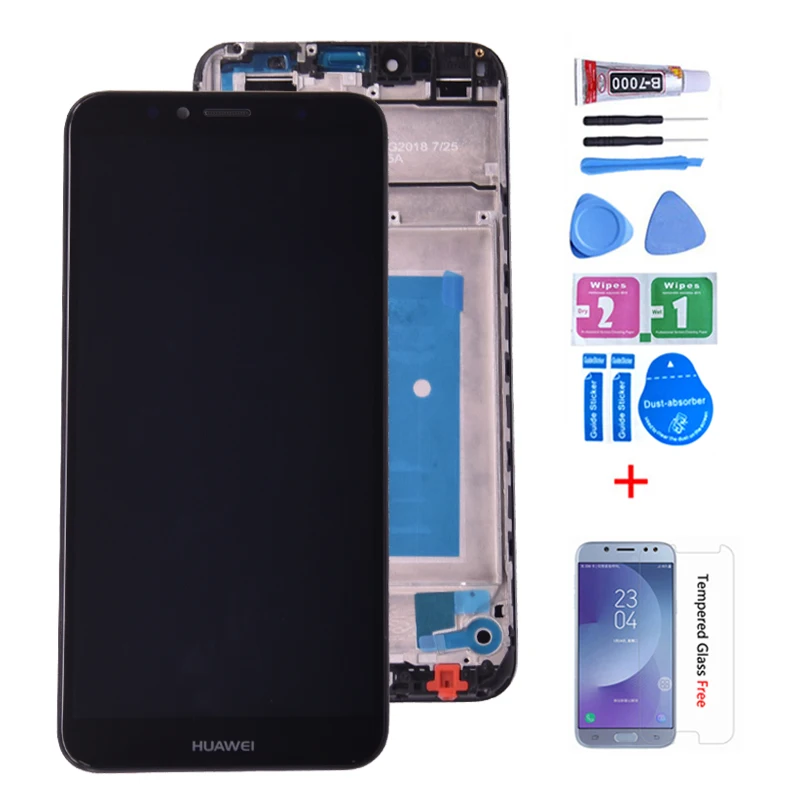 

Original For Huawei Y6 2018 LCD Display Touch Screen Digitizer Assembly frame Y6 Prime 2018 ATU-LX1 ATU-L21 ATU-LX3 lcd screen