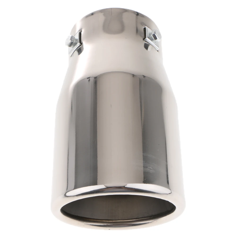 76mm Stainless Steel Car Exhaust Pipe Tail Muffler Silencer Resistant