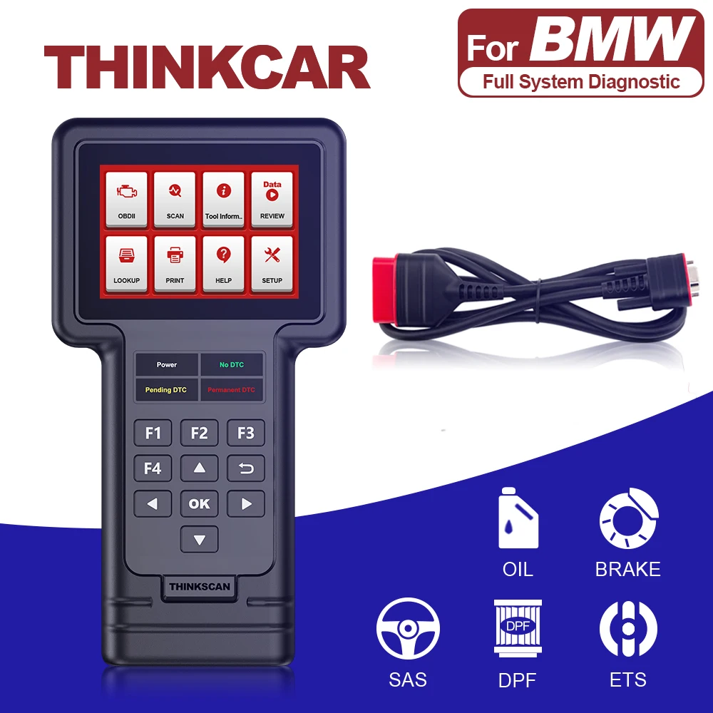 THINKCAR New Automotive OBD2 Diagnostic Tool Professional for BMW ThinkScan S02 Free Update Auto OBD 2 Diagnosis Scanner for Car