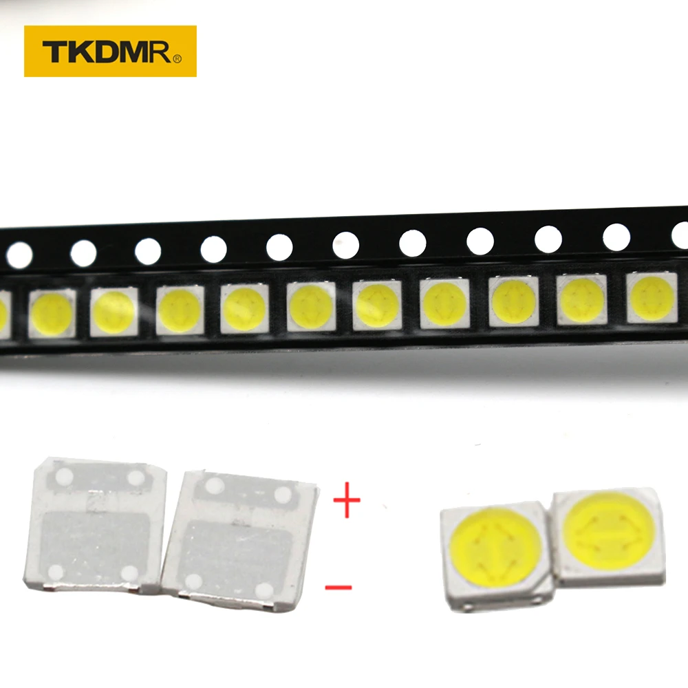 Светодиодная подсветка TKDMR 1000 шт. TCL 2 Вт 3030 3 в холодный белый свет 220лм PT30W 45 В для