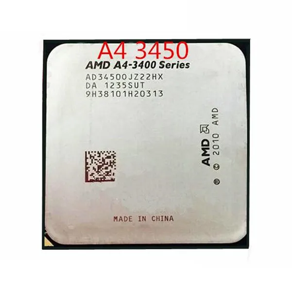 Двухъядерный процессор AMD A4-Series A4-3450 2 9 ГГц AD3450OJZ22HX Socket FM1 | Компьютеры и офис