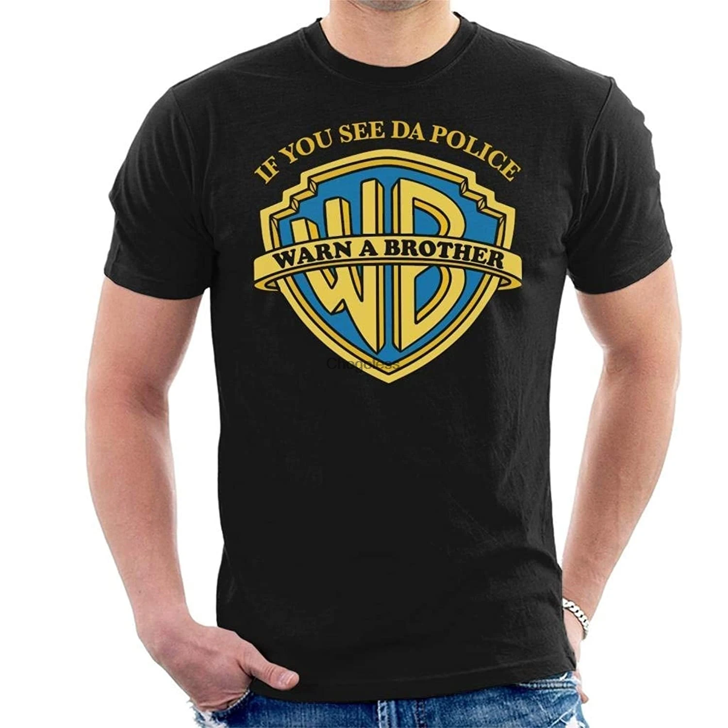 If You See Da Police Warn A Brother Men's T-Shirt |