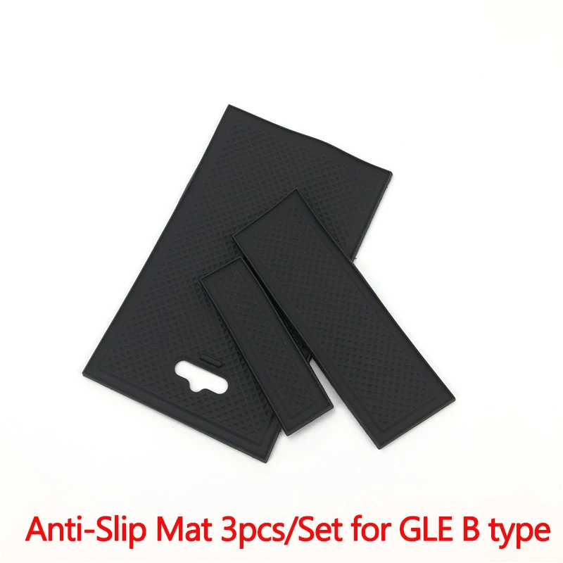 MAT FOR B type Автомобильный Стайлинг подлокотник коробка центральный вторичный хранения перчаток держатель телефона для Benz W166 ML350 ML500 ML550 ML63 ML GL GLE класс - Название цвета: MAT FOR B type