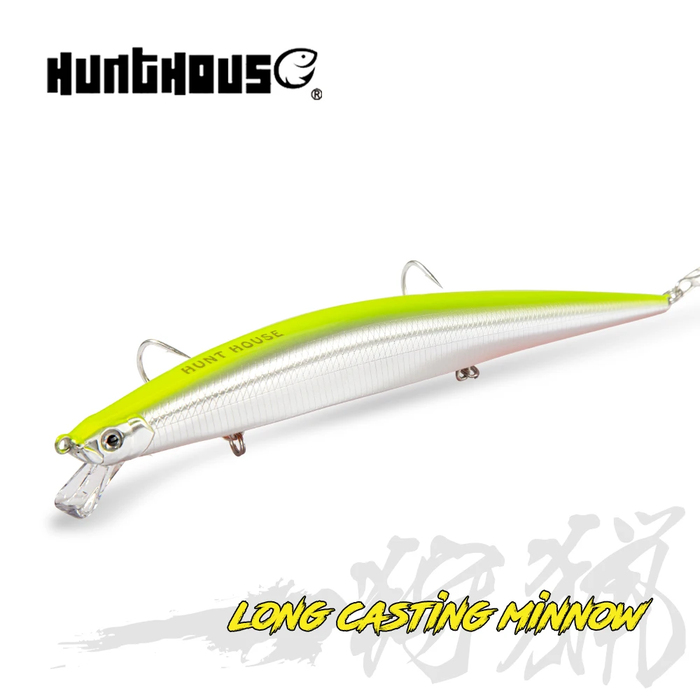 Hunthouse-señuelos duros Pesca, cebos 34g para Pesca de lubina, trucha, aparejos LW404, 175-0,8 m, 1,3 - AliExpress Deportes y entretenimiento