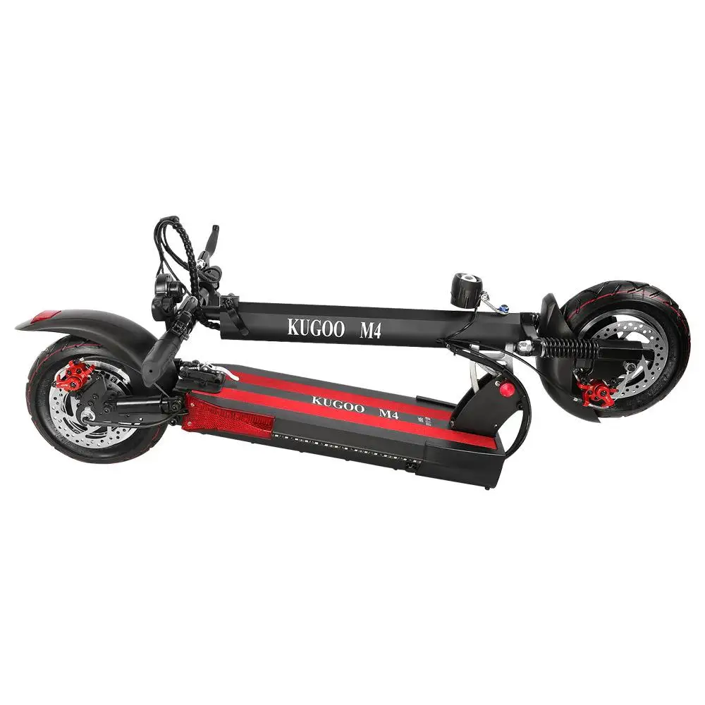 Top KUGOO KIRIN M4 Folding Electric Offroad Scooter 500W Brushless Motor 3 Speed Modes Dual Disc Brake Max Speed 43KM/h 45KM Range 5