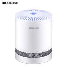 RIGOGLIOSO purificateur d'air pour la maison, purificateurs de bureau compacts avec nettoyeur d'air à la lumière nuit GL2109(China)