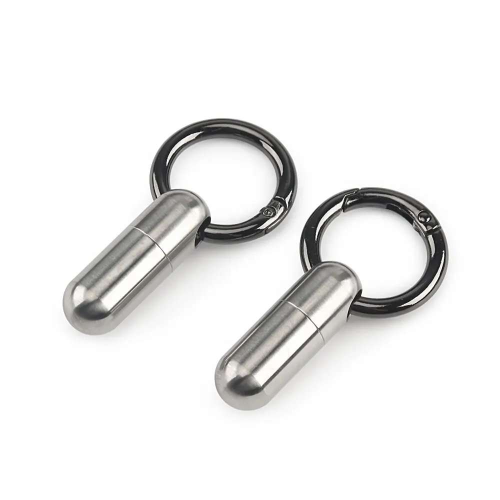 Titanium Outdoor Bottle Mini Titanium Alloy Seal Bottle Waterproof Canister Pill Bottles EDC Supplies pill box water bottle holder