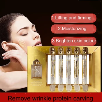 

Gold Protein Peptide Serum Firming Desalt Wrinkles Fine Lines Removal Serum Combination Set