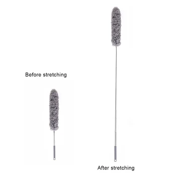 

Microfiber Fexible Head Duster with Extension Rod for Ceiling Fans Car Cleaning PAK55