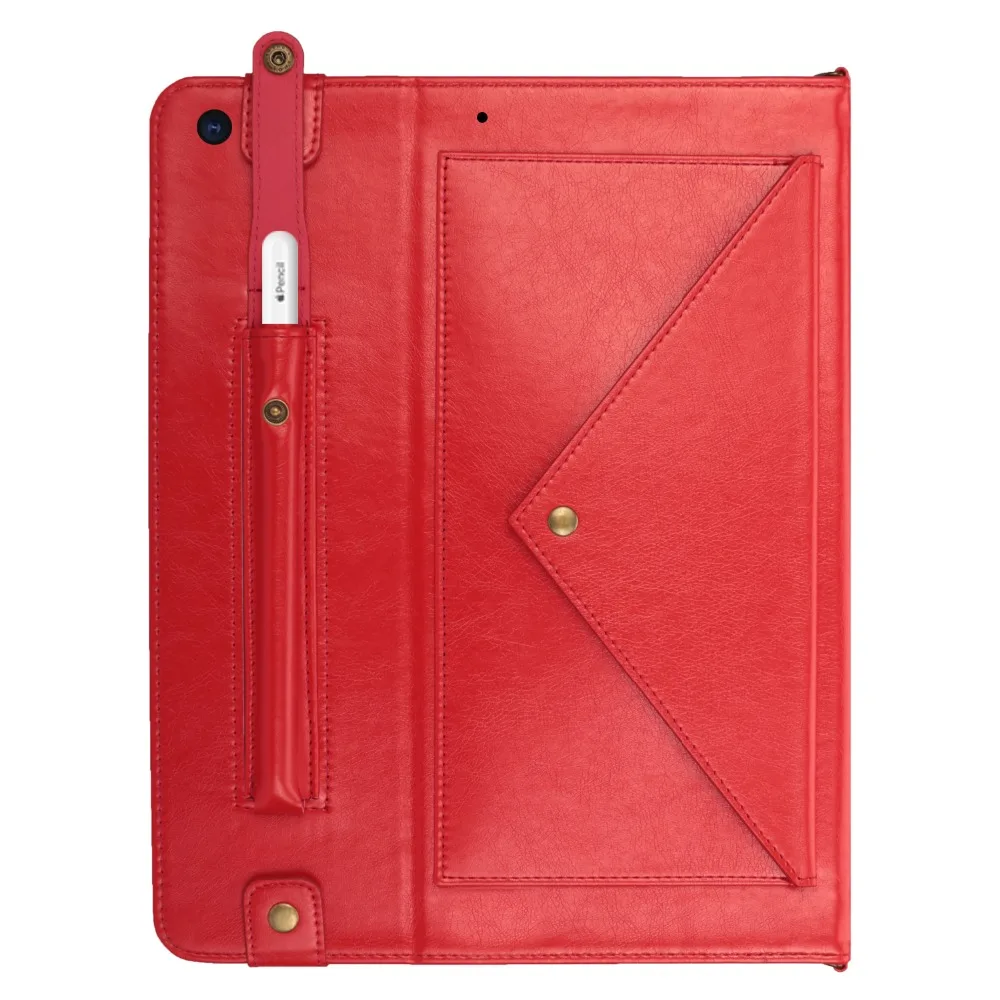 Для iPad 7, 10,2 дюймов, чехол с ремнем через плечо, Сумка с ремнем, дизайнерский кожаный чехол, держатель ручки для карточек, модная деловая сумка для женщин