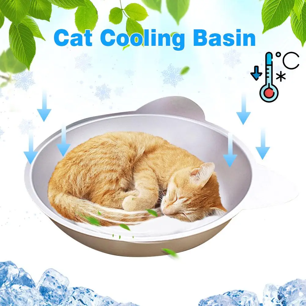 Summer Cat Cooling Mat Aluminum Alloy Cat Cooling Pad Pet Cooler