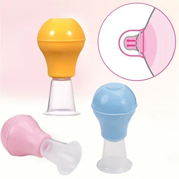 

1pcs Nipple Correction Device Nipple Tool Flat Nipple Tool Nipple Rectifier for Postpartum Recovery Baby Feeding Random color