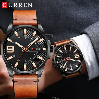 

New SALE CURREN Watches Men quartz Top Brand Analog Military male Watches Men Sports army Watch For Waterproof Relogio Masculino