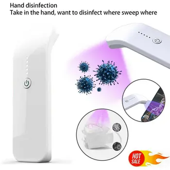 

Portable Sterilize UVC Light Germicidal UV Lamp Handheld Disinfection