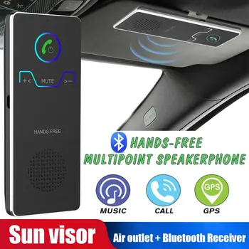 

Vehemo BT5.0 Sun Visor Car Bluetooth Receiver Bluetooth Speakerphone Wireless Handsfree for Stereo Car MP3 Player New
