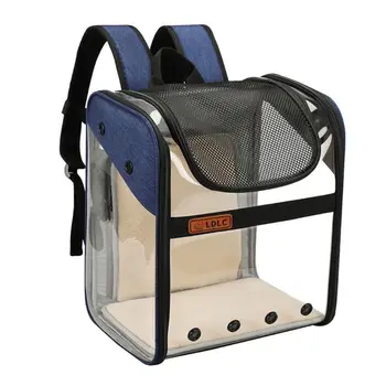 

Expandable Cat Carrier Backpack Space Capsule Transparent Bubble Pet Bag 35EF