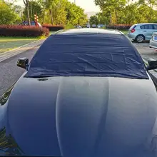 Автомобильный Магнитный чехол на лобовое стекло, ветровое стекло, солнцезащитный козырек, зимняя ледяная защита от пыли, защита от мороза